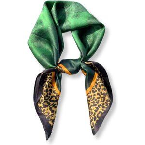 100% Pure Mulberry Silk Square Scarf 27"x27" Women Neckerchief